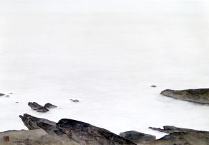 White sea, 2014, Color on paper, 455×652mm