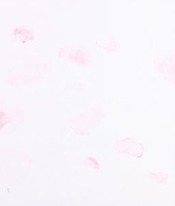 花の雲, 2022, 紙本彩色, 530×455mm